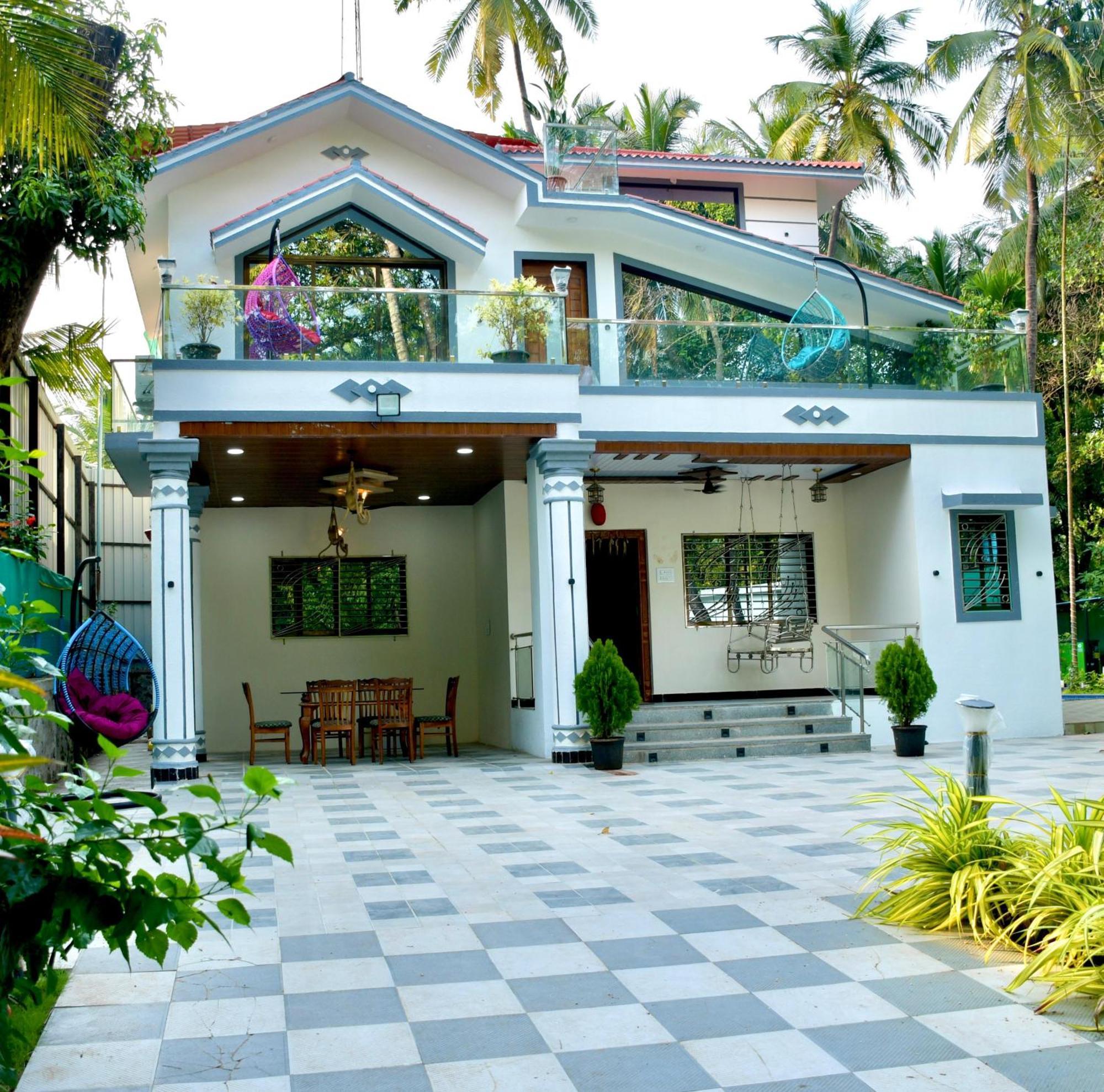 Seas The Day Luxurious 5Bhk Villa 2Min From Awas Beach With Huge Private Pool Alībāg Exteriér fotografie
