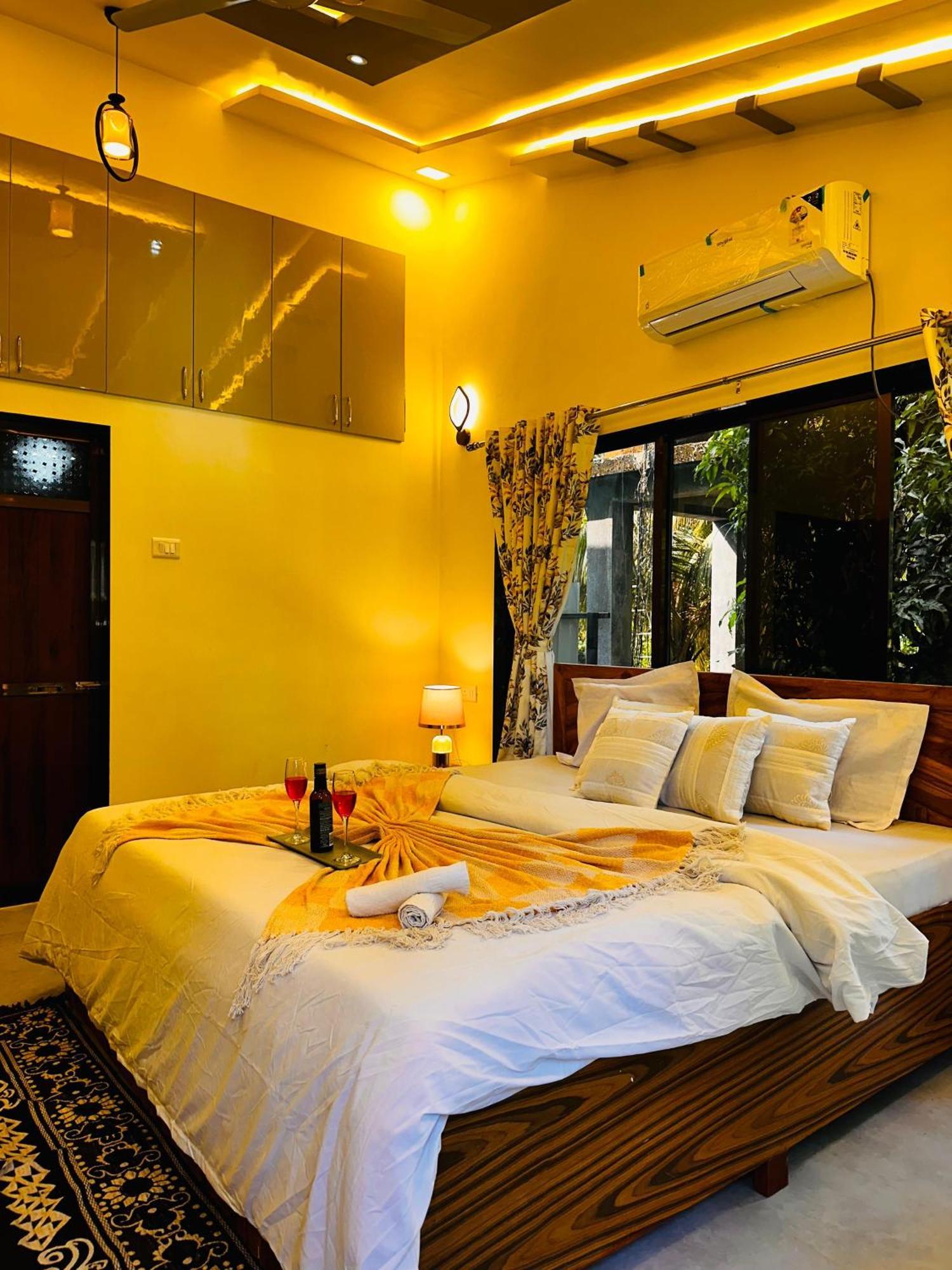 Seas The Day Luxurious 5Bhk Villa 2Min From Awas Beach With Huge Private Pool Alībāg Exteriér fotografie