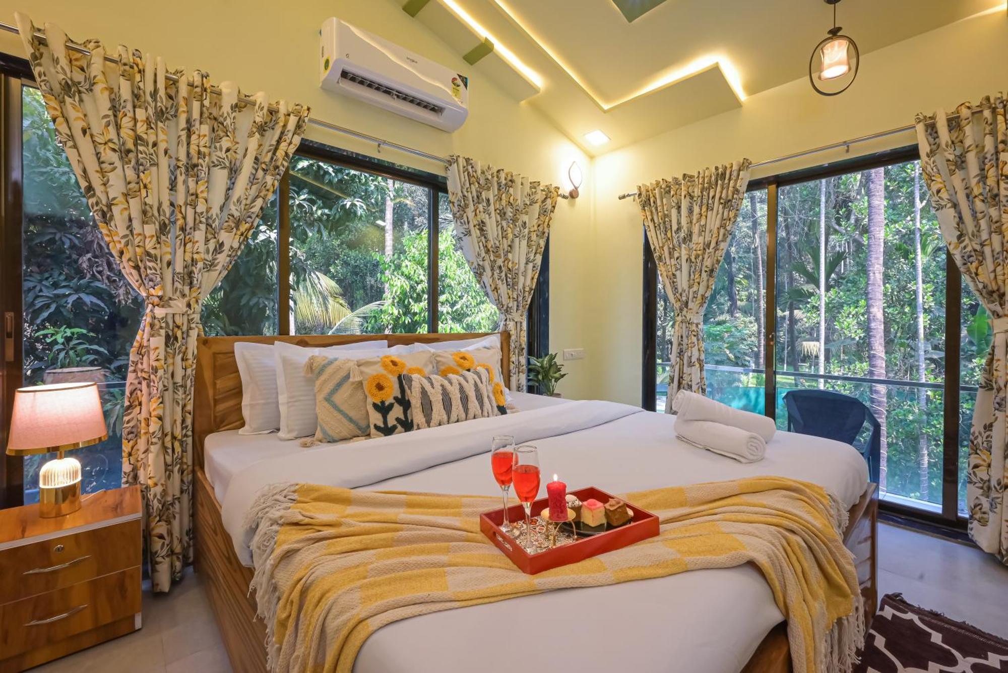 Seas The Day Luxurious 5Bhk Villa 2Min From Awas Beach With Huge Private Pool Alībāg Exteriér fotografie
