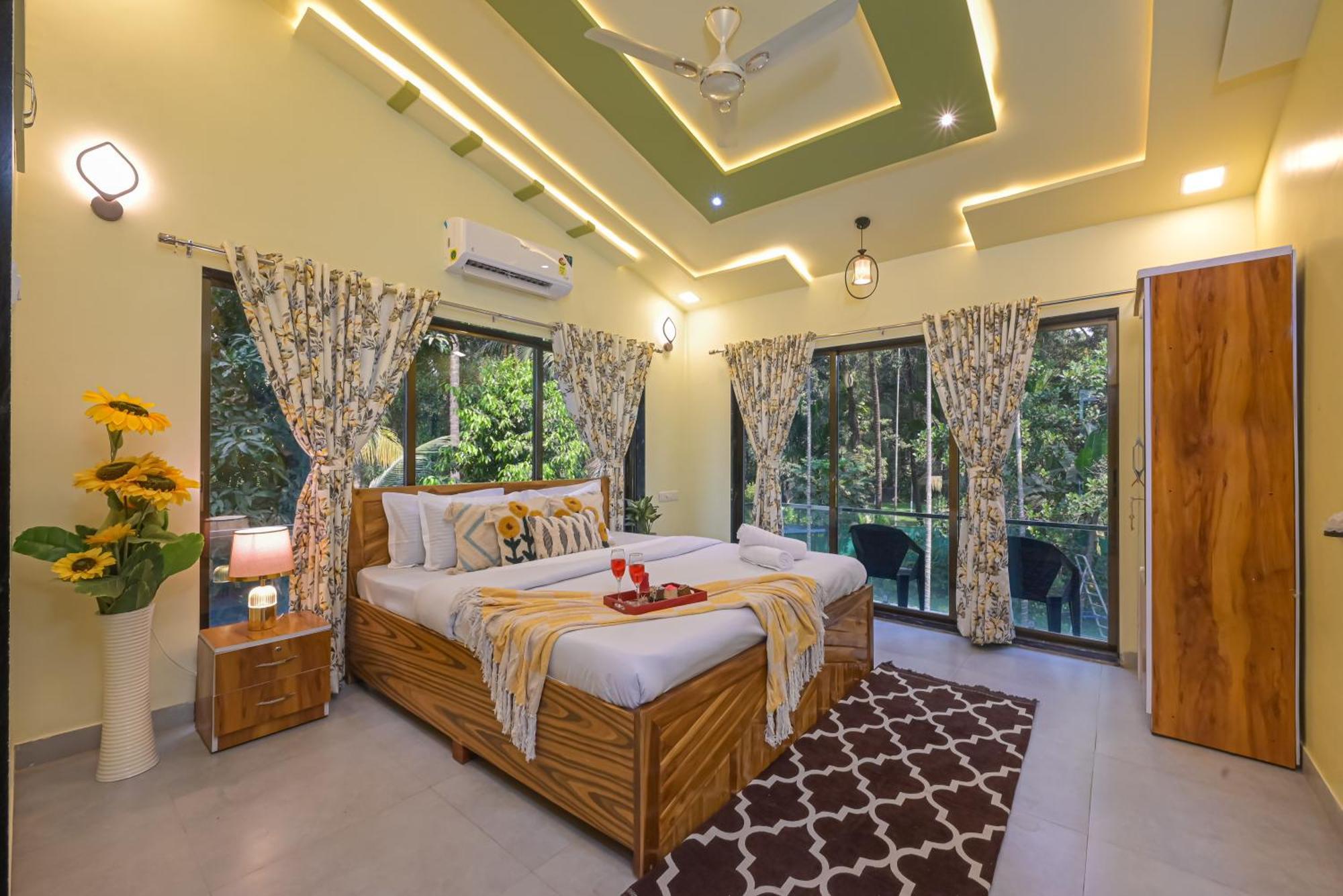 Seas The Day Luxurious 5Bhk Villa 2Min From Awas Beach With Huge Private Pool Alībāg Exteriér fotografie